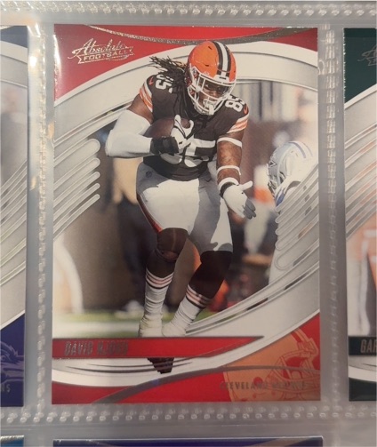 2025 Panini Absolute Football #12 David Njoku — front