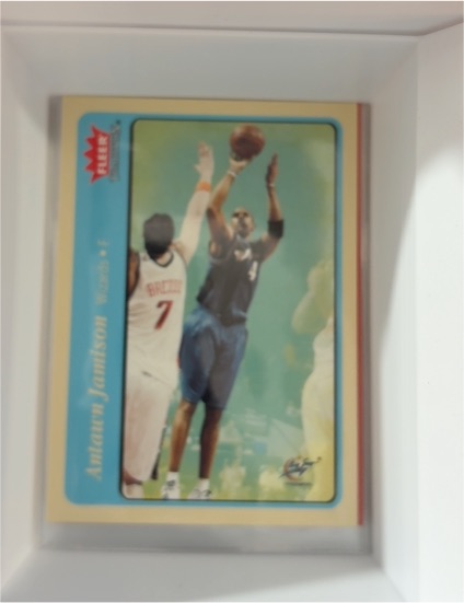 2004-05 Fleer Tradition #165 Antawn Jamison Blue Washington Wizards — front