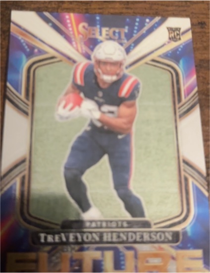 2025 Panini Select #15 Treveyon Henderson Future Rookie Insert — front