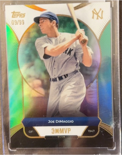 2025 Topps Welcome to the Club #09 Joe DiMaggio — front