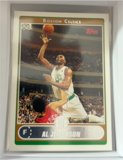 2006-07 Topps #9 Al Jefferson — front