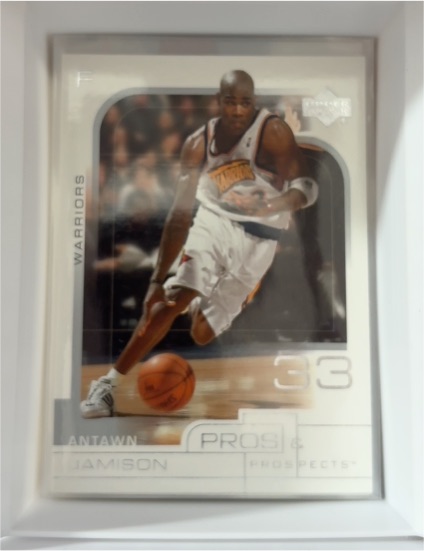 2001-02 Upper Deck Pros & Prospects #25 Antawn Jamison — front