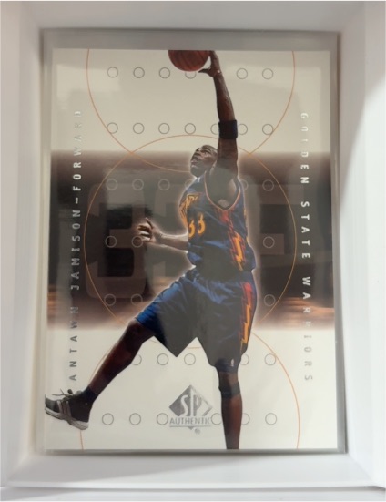 2000-01 SP Authentic #25 Antawn Jamison — front