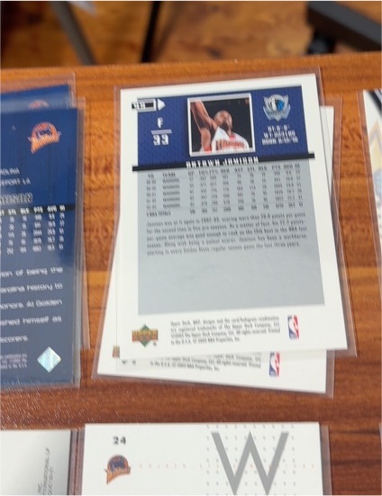 1993 Upper Deck #463 Antawn Jamison — front
