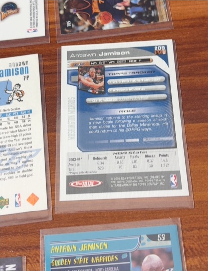 2003-04 Topps #808 Antawn Jamison — front