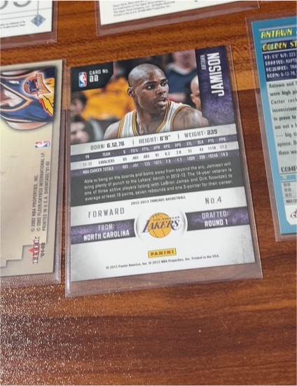 2012-2013 Panini Threads #4 Antawn Jamison — front