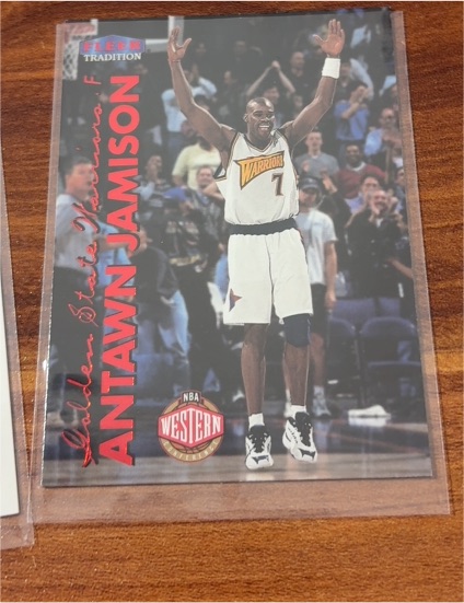 1999 Fleer Tradition #105 Antawn Jamison — front