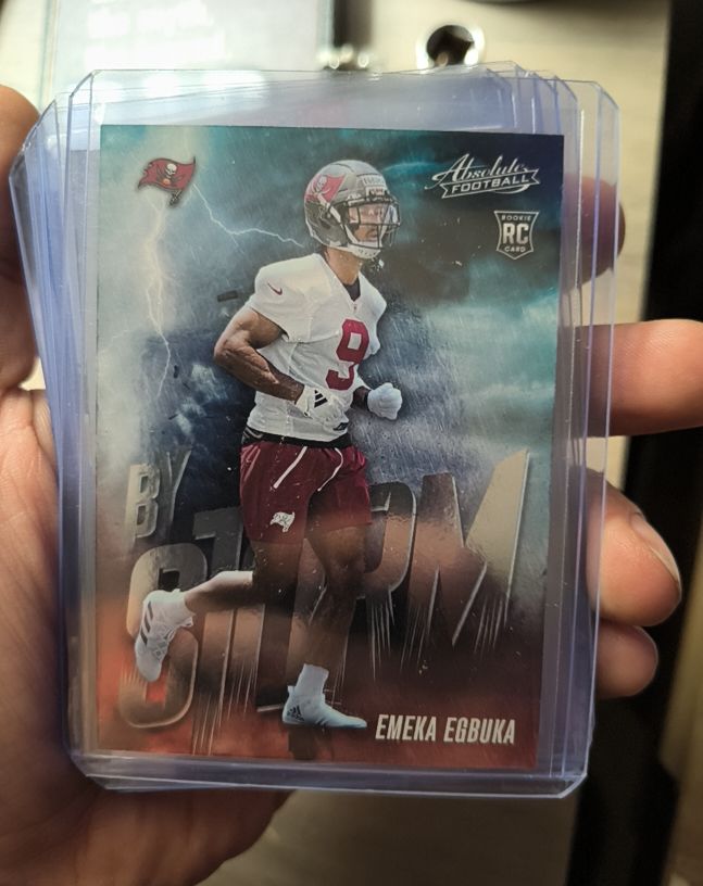 2025 Panini Absolute By Storm #4 Emeka Egbuka — front