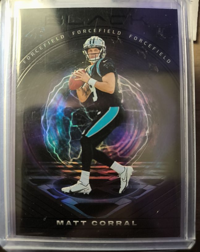 2022 Panini Black ForceField #13 Matt Corral RC — front