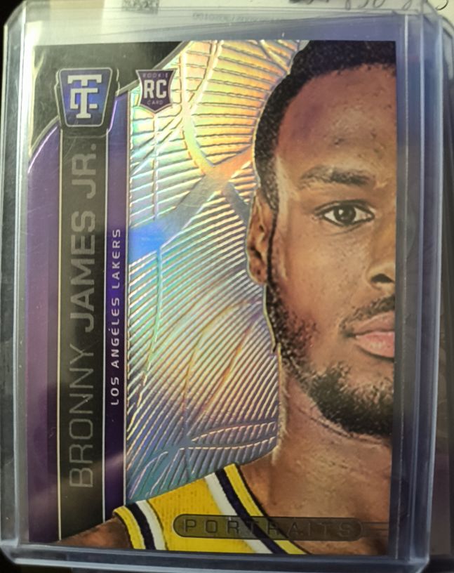2024-25 Panini Totally Certified #11 Portraits Bronny James Jr. — front