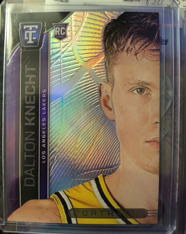 2024-25 Panini Totally Certified Portraits #19 Dalton Knecht — front