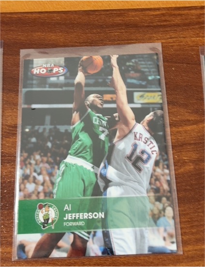 2005-06 NBA Hoops #6 Al Jefferson — front