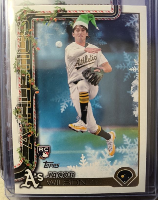 2025 Topps Holiday #H4 Jacob Wilson — front