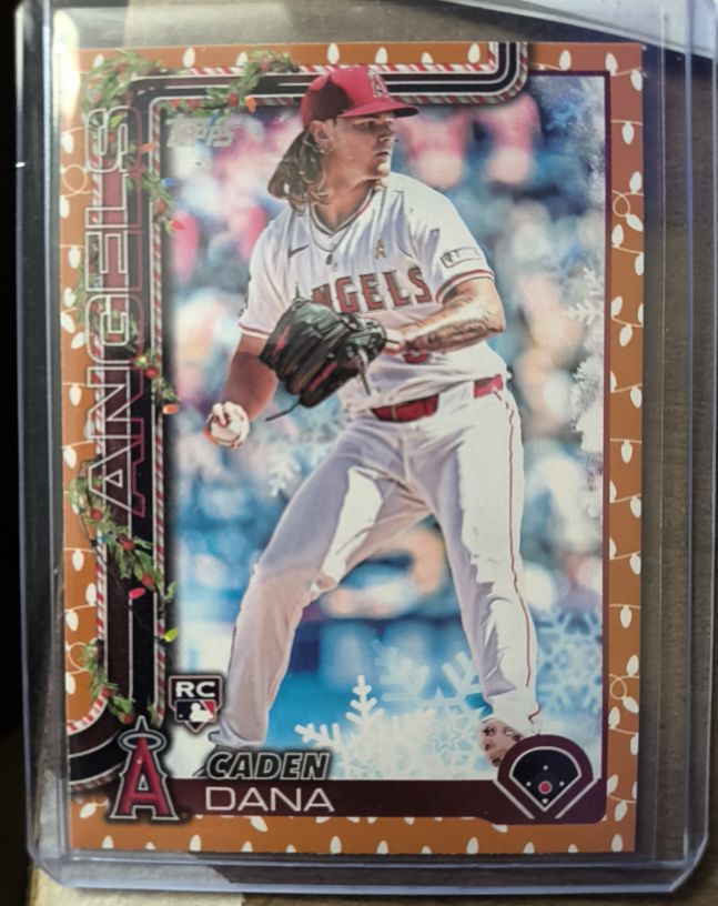 2025 Topps Holiday #H133 Caden Dana — front