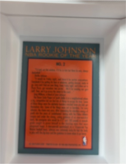 1992-93 Fleer #2 Larry Johnson Rookie of the Year — front