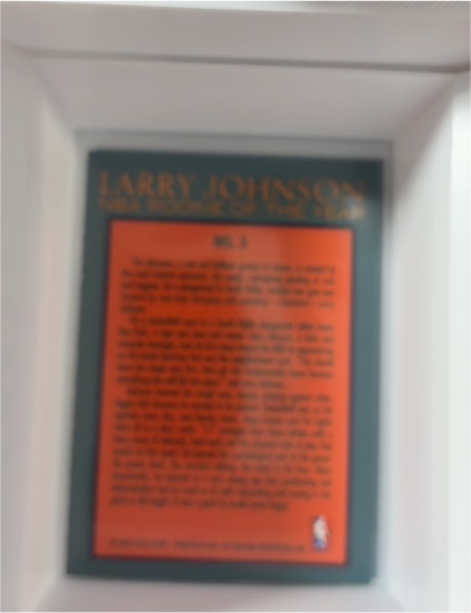 1991-92 Front Row #1 Larry Johnson — front