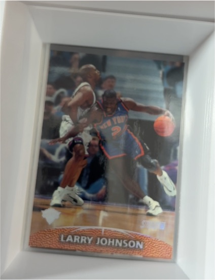 1997-98 Topps Chrome #164 Larry Johnson — front
