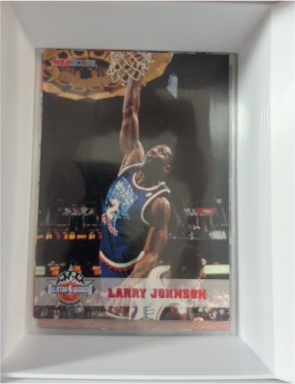 1993 NBA Hoops #260 Larry Johnson — front