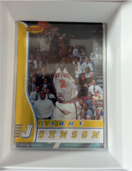 1996-97 Bowman's Best #58 Larry Johnson — front