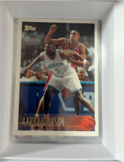 1996-97 Topps #24 Larry Johnson — front