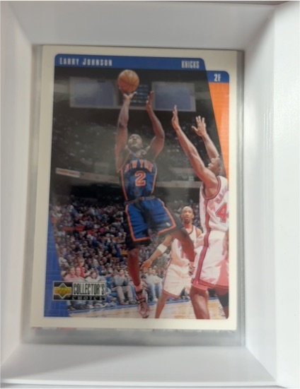 1997-98 Upper Deck Collector's Choice #92 Larry Johnson — front
