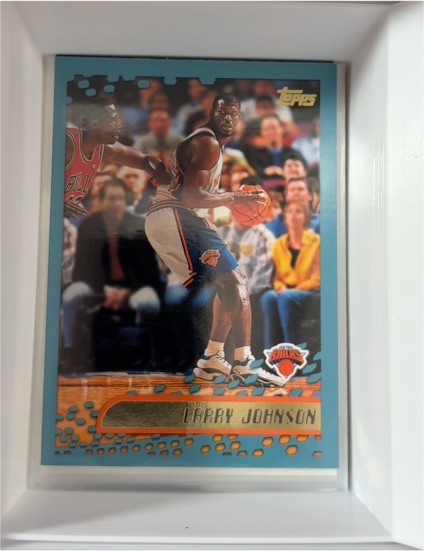 1996 Topps #24 Larry Johnson — front