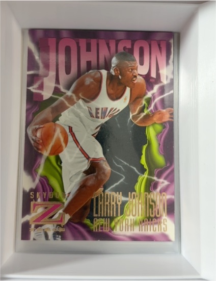 1996-97 SkyBox Z-Force #119 Larry Johnson — front