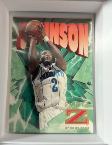 1996-97 Skybox Z-Force #9 Larry Johnson — front