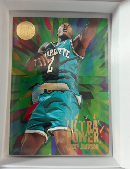 1995-96 Fleer Ultra #3 Larry Johnson Ultra Power — front