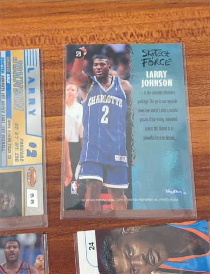 1994-95 SkyBox Premium #SF9 Larry Johnson — front