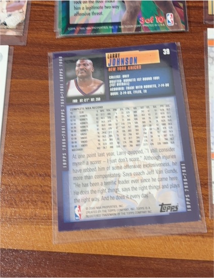 1996-97 Topps NBA at 50 #149 Larry Johnson New York Knicks — front