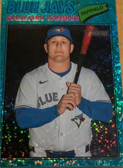 2026 Topps Heritage #223 Daulton Varsho — front