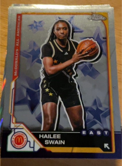 2025 Topps Chrome McDonald's All American #19 Hailee Swain — front