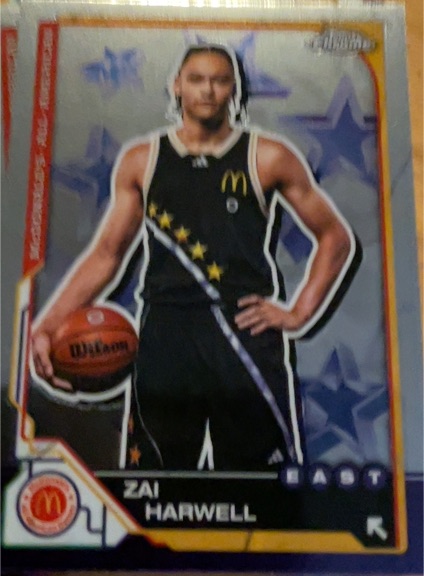 2025 Topps Chrome McDonald's All American #5 Zai Harwell — front