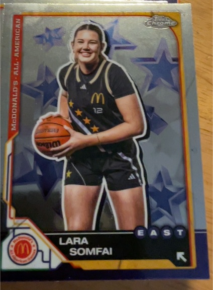 2025 Topps Chrome McDonald's All American #23 Lara Somfai — front
