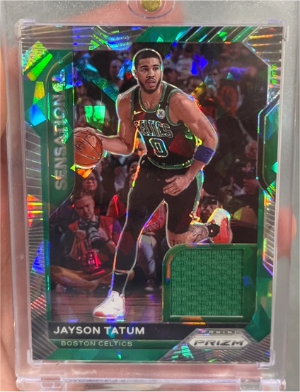 2020-21 Panini Prizm #17 Jayson Tatum — front