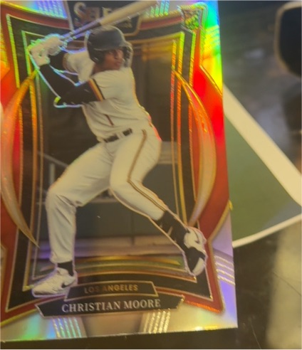 2025 Panini Select #1 Christian Moore — front