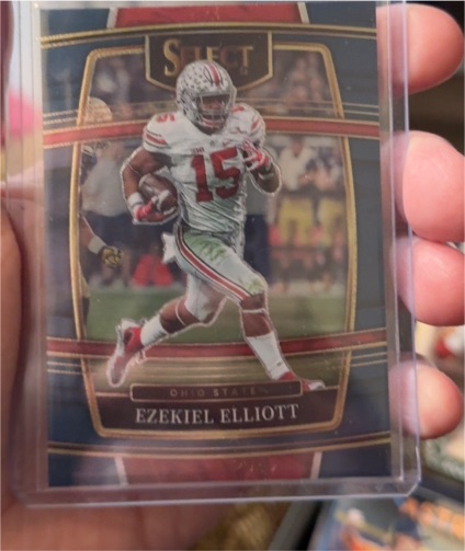 2022 Panini Select Draft Picks Concourse #47 Ezekiel Elliott — front