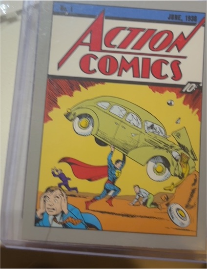 1992 Impel DC Comics Series 1 #169 Classic Cover Action Comics #1 Superman — front