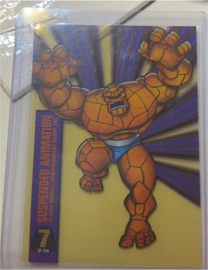 1994 Marvel Universe Suspended Animation #7 The Thing — front