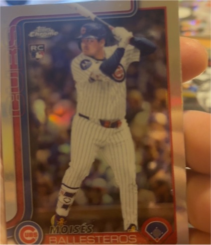 2025 Topps Chrome Update #USC93 Moisés Ballesteros Rookie — front