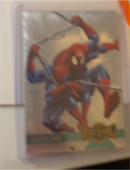 1995 Fleer Marvel Metal #134 Spider-Man — front