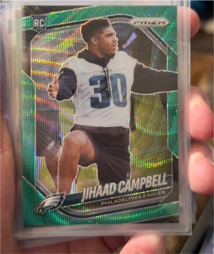 2025 Panini Prizm #334 Jihaad Campbell — front