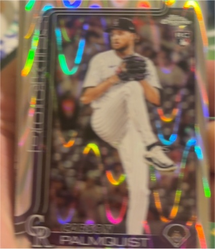 2025 Topps Chrome Update #USC173 Carson Palmquist — front