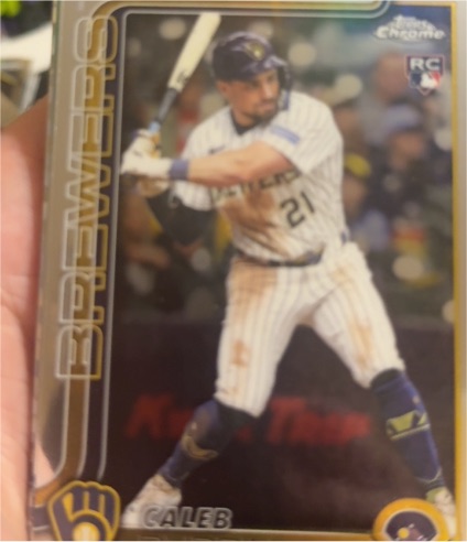 2025 Topps Chrome Update #USC82 Caleb Durbin — front
