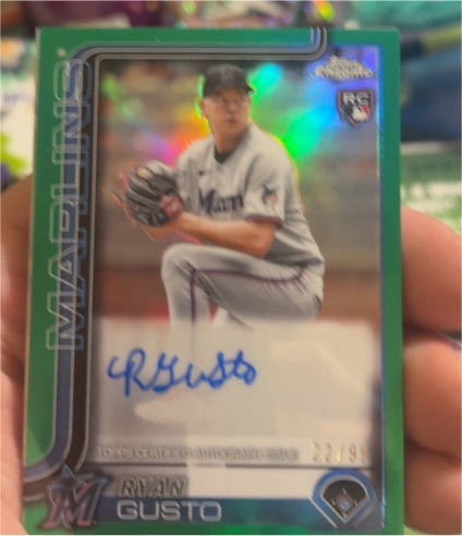 2025 Topps Chrome Update #AC-RG Ryan Gusto — front