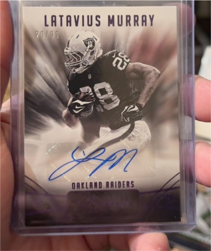 2016 Panini Prestige #67 Latavius Murray — front