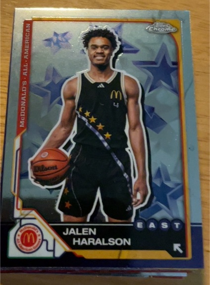 2025 Topps Chrome McDonald's All American #4 Jalen Haralson — front