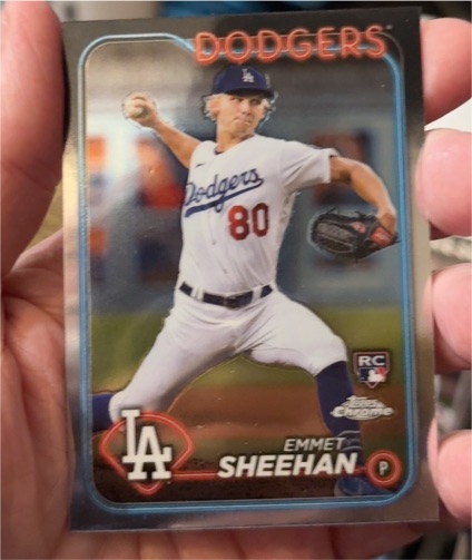 2024 Topps Chrome #221 Emmet Sheehan — front