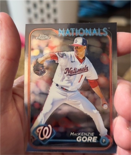 2024 Topps Chrome #94 Mackenzie Gore Washington Nationals — front